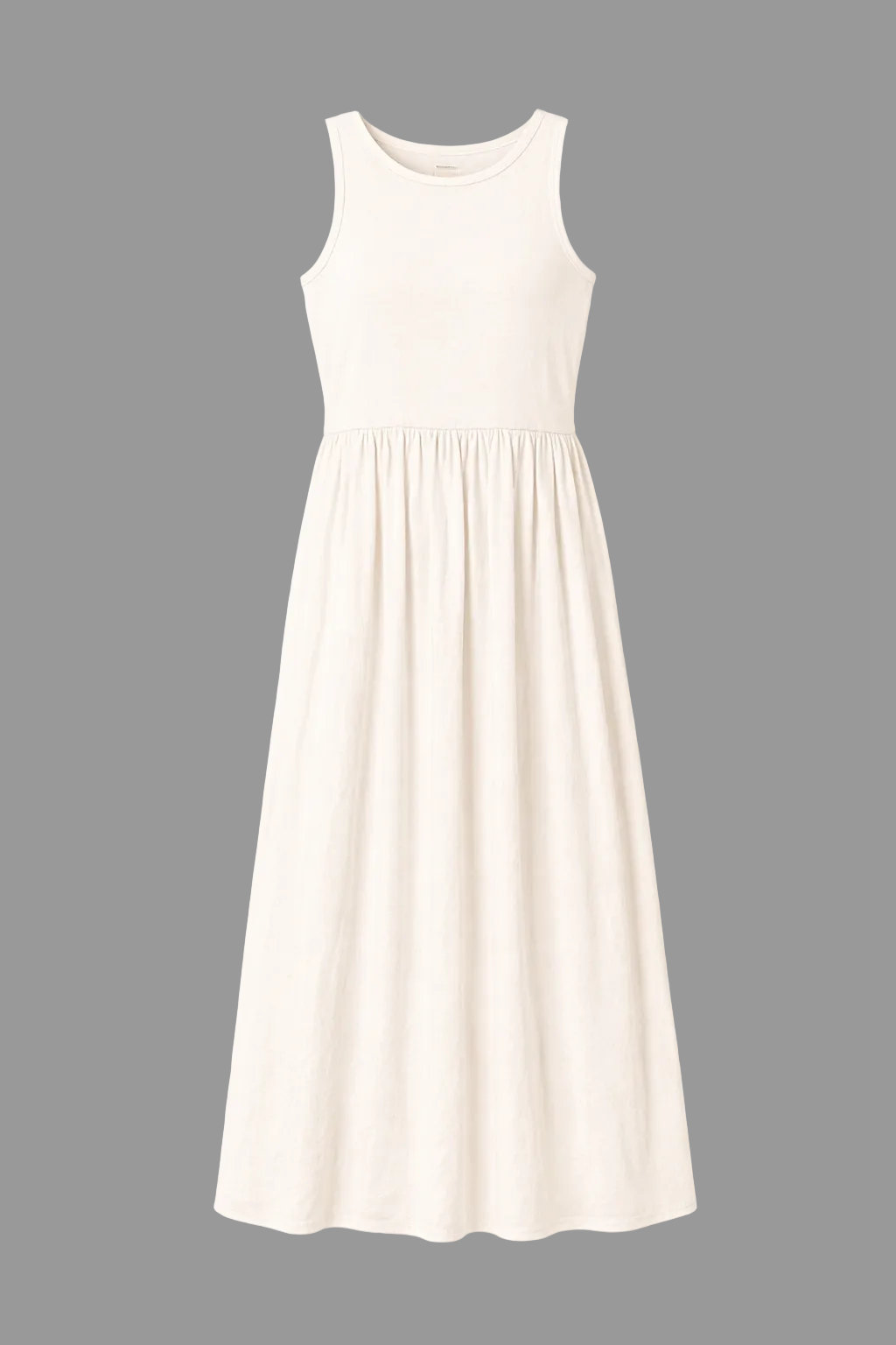 Claire Mixed Media Midi Dress - Crystal