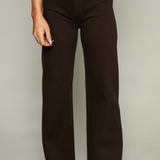 Lana High Rise Wide Leg Jeans - Mocha