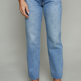 Emily Mid Rise Relaxed Ankle Straight Jean