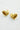 Textured Gold Heart Stud Earrings