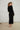 Florence Knit Black Long Sleeve Midi Dress