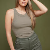 Lizzie Asymmetrical Racerback Tank