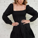 Josilyn Poplin Babydoll Dress