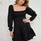 Josilyn Poplin Babydoll Dress
