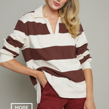 Ollie Rugby Brushed Fleece Henley
