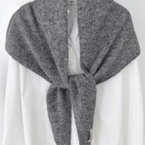 Soft Knit Triangle Scarf