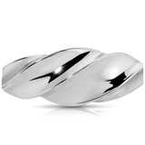 Twist Barrette - Silver