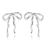 Bow Organic Drop Earrings