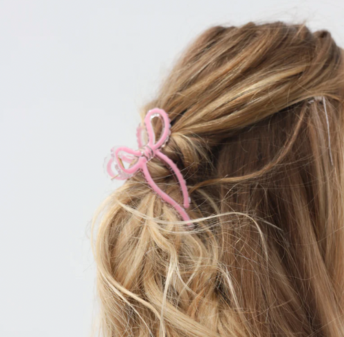 Colorful Bow Claw Clip