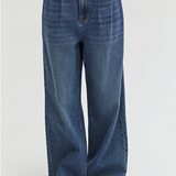Mindy Stacked Waist Relaxed Jeans