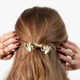 Gold Bow Barrette