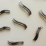 Wavy Silver Barrette