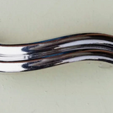 Wavy Silver Barrette