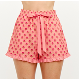 Cosette Rose Ruffle Shorts