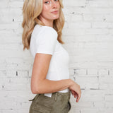 Shelby Knit Crew Neck Bodysuit