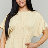 Angela Pleated Waist Blouse