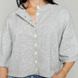 Mallory Boxy Short Sleeve Cardigan