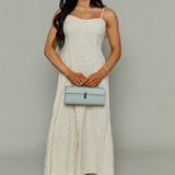 Ginger Floral Embroidered Midi Dress