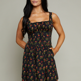 Ferris Floral Corset Mini Dress
