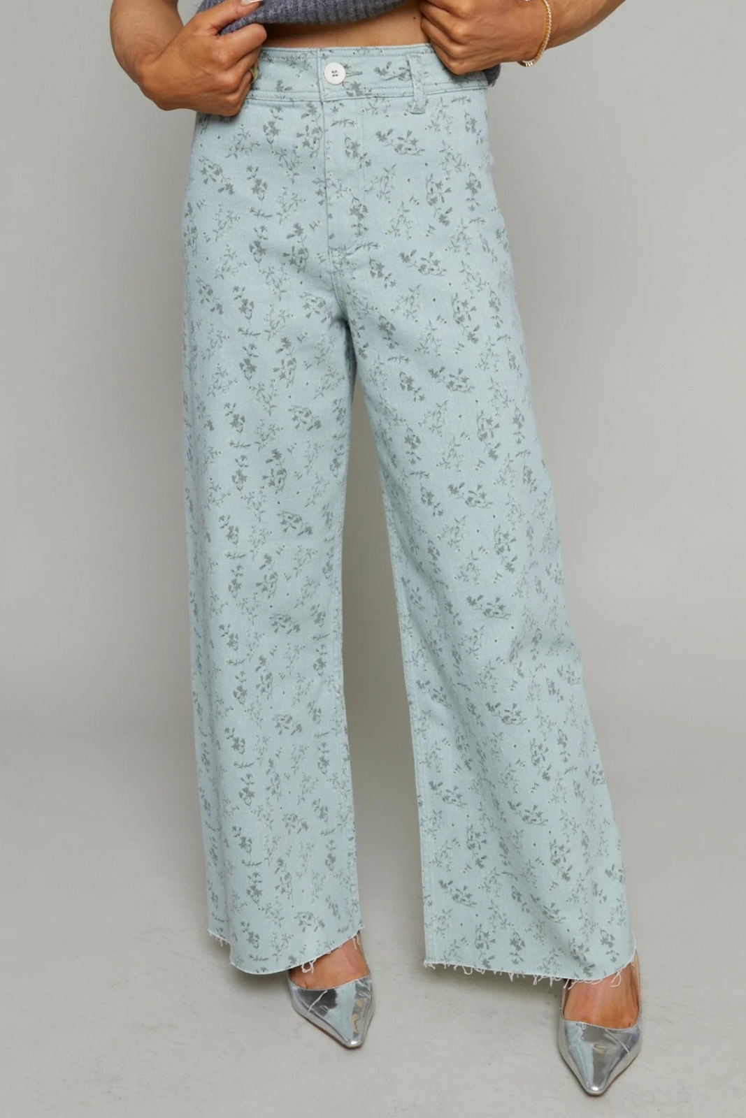Estelle High Rise Floral Jeans