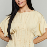 Angela Pleated Waist Blouse