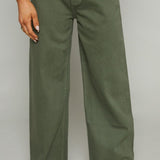 Julien Relaxed Drawstring Jean - Olive