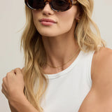 Kai Polarized Oval Sunglasses