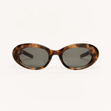 Kai Polarized Oval Sunglasses