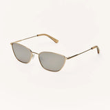 Morganne Polarized Metal Cateye Sunglasses