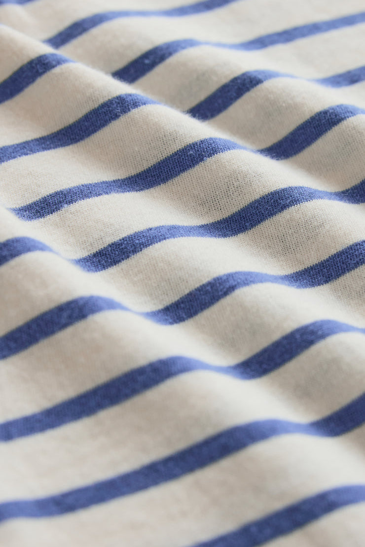Clara Striped Tee Shirt - True Navy