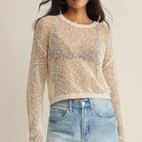 Nyra Airy Crochet Sweater