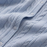 Frances Short Sleeve Cardigan - Skyline