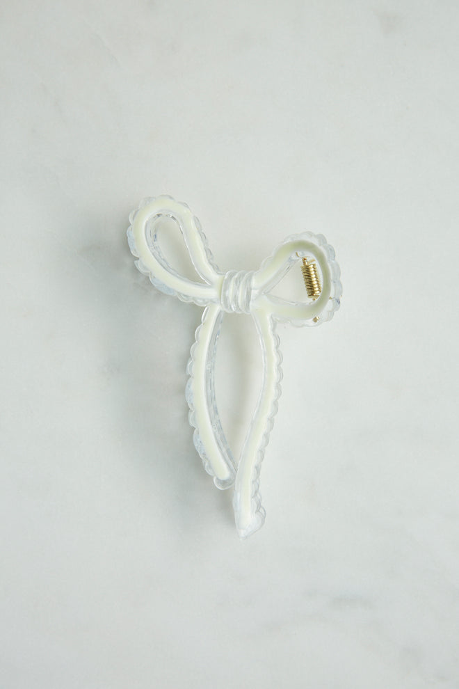 Colorful Bow Claw Clip