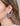 Silver Chunky Heart Stud Earrings