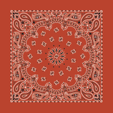 Classic Paisley Bandana - Terracotta