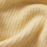 Phoebe Ribbed Relaxed Cardigan - Custard