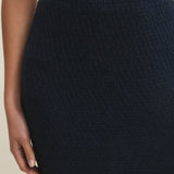 Ona Whipstitch Midi Skirt - Eclipse