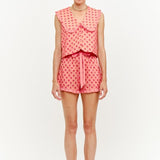 Cosette Rose Ruffle Shorts