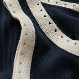 Oliver Rib Crochet Trim Tank