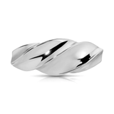 Twist Barrette - Silver