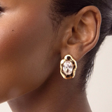 Molten Glow Crystal Studs