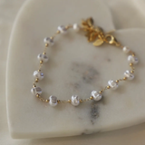 Pearl Station Chain Bracelet