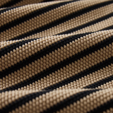 Kelly Pique Striped Midi Skirt - Putty