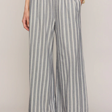 Mia Knit Wide Leg Pant - Summer Stone