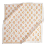 Pink Floral Scalloped Edge Bandana