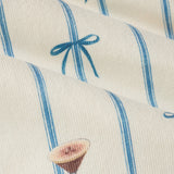 Espresso Martini and Bow Striped Top