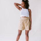 Summer Buckle Waist Shorts