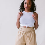 Summer Buckle Waist Shorts