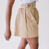 Summer Buckle Waist Shorts