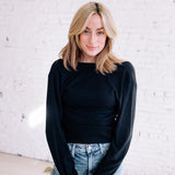Remi Ribbed Twist Front Top